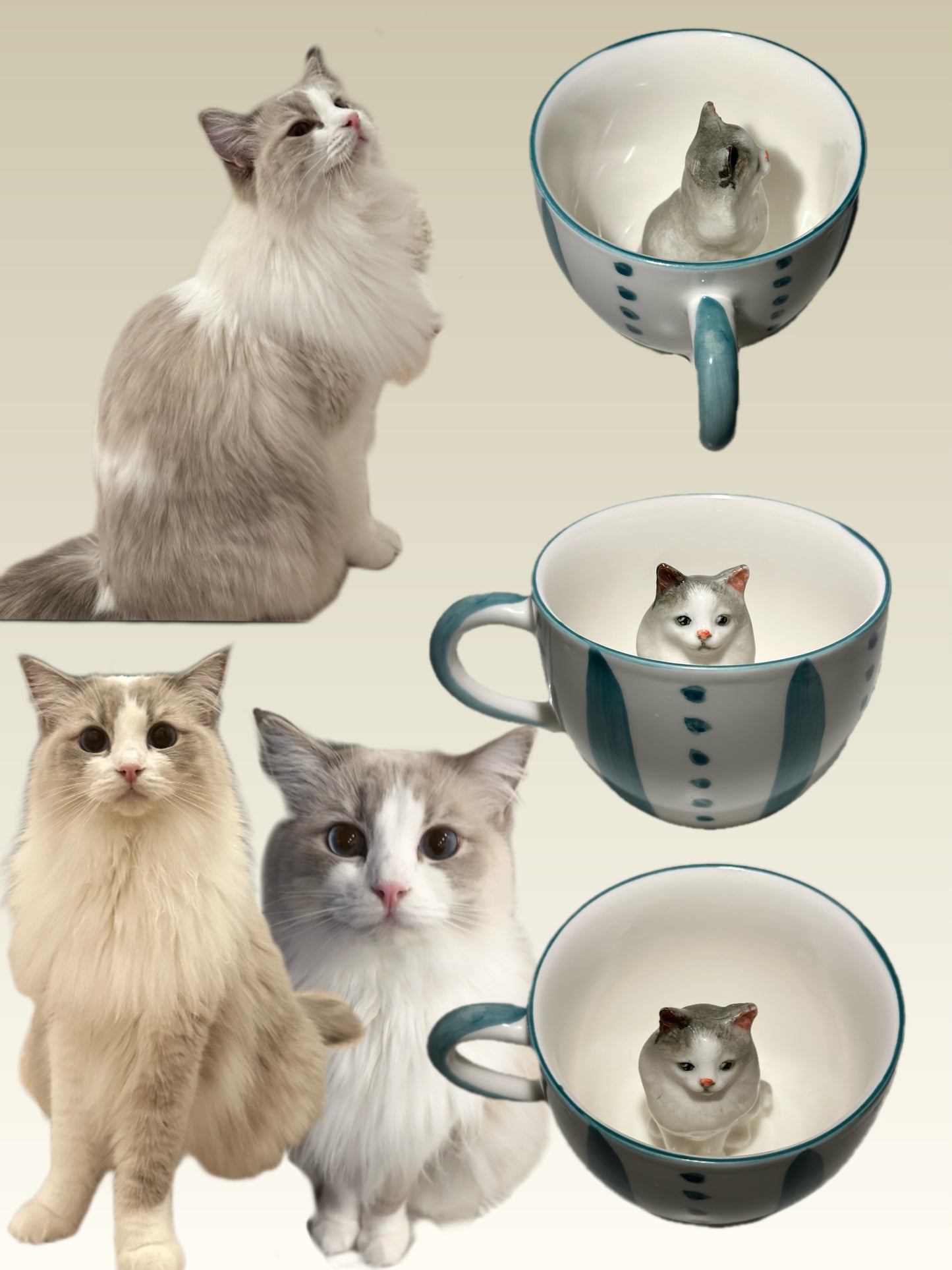 3D Custom Pet Portrait Mug